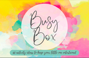 Toddler Busy Box PDF Digital Download